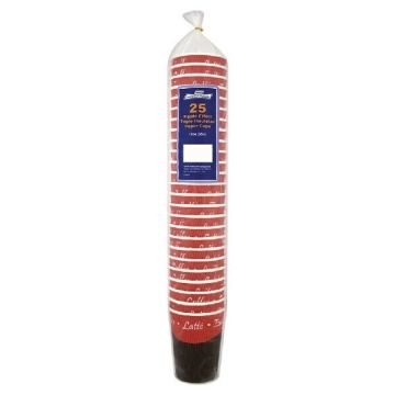 Triple Wall Rippled Hot Cups - 35cl - Pack of 50