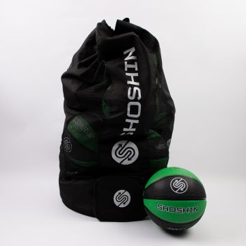 SHOSHIN Training Basketball - Green/Black - Size 5 - Pk 6