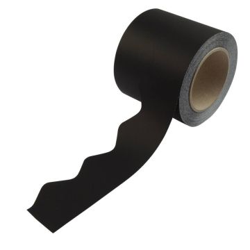 Border Rolls (Poster Paper) Scalloped - Black