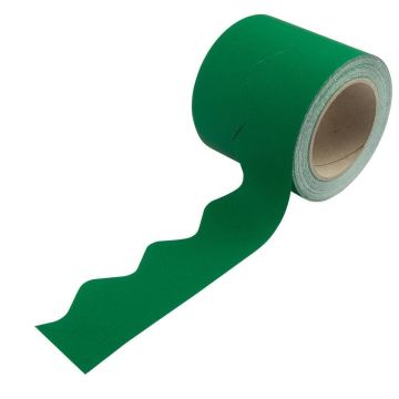 Border Rolls (Poster Paper) Scalloped - Green