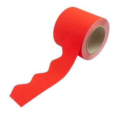Border Rolls (Poster Paper) Scalloped - Red