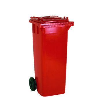 Wheelie Bin 140 Litre - Red