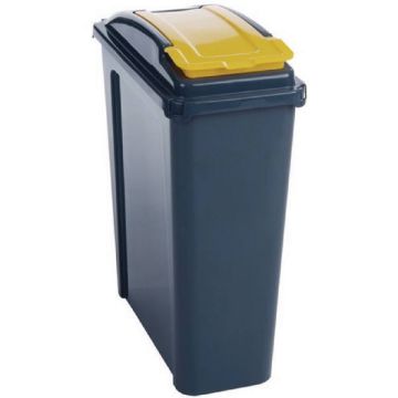 Recyling Bin 25 Litre - Yellow