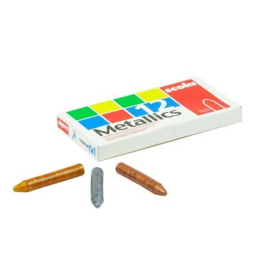 Metallic Crayons - Pack of 12