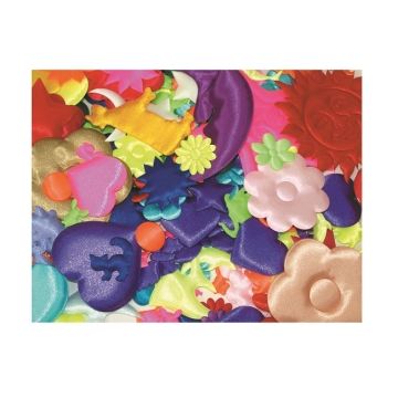 Satin Puff Shapes - Pack of 250