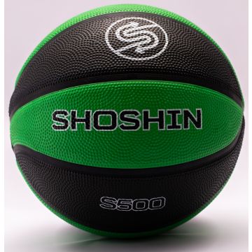 SHOSHIN Training Basketball - Green/Black - Size 5