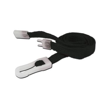 Standard Breakaway Lanyard 8mm - Black - Pack of 10