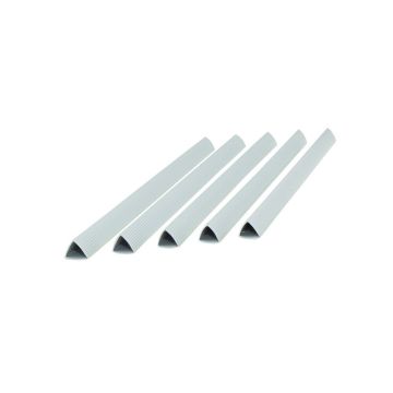 Slide Binders A4 7mm S/C White - Pack of 30