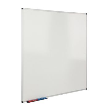 Plain & Gridded Non-Magnetic Whiteboard Aluminium Frame - 1200 x 1200mm
