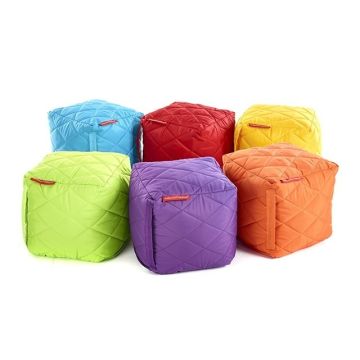 Quilted Small Cubes - Assorted - Pack of 6