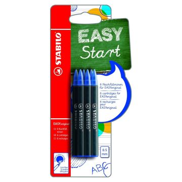 EASYoriginal Pen Refills Blue - Pack of 6