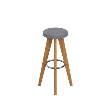 High Padded Stool - Seamist