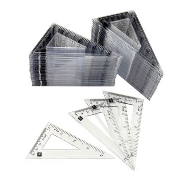 School Essentials 60&deg; Set Squares - Pack of 100