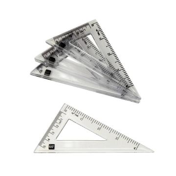 School Essentials 60&deg; Set Squares - Pack of 10