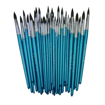 Imitation Squirrel Hair Brushes Classpack - Pack of 60