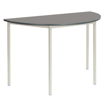 Semi-circular PU Edge Fully Welded Table 3-4Y- Slate Grey