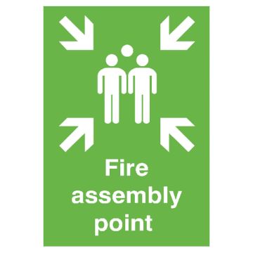 Fire Assembly Point Sign A2 PVC