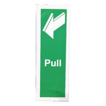 Pull Sign 150 x 50mm S/A