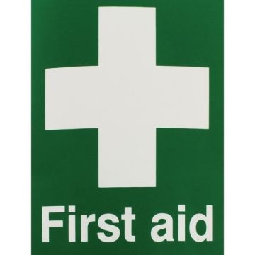 First Aid Sign 150 x 110mm S/A