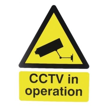 CCTV In Operation Sign 400 x 300mm PVC