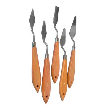 Stainless Steel Palette Knifes - Pack of 5
