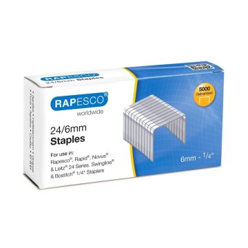Rapesco Heavy Duty Staples No 24/6 - Pack of 5000