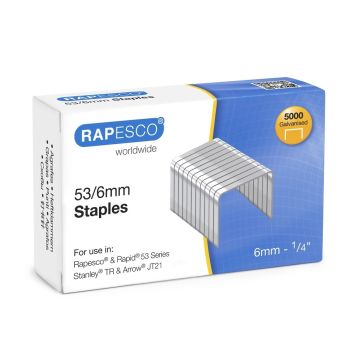 Rapesco No 53/6 Tacker Staples - Pack of 5000