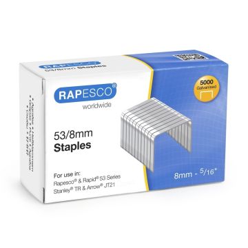 Rapesco No 53/8 Tacker Staples - Pack of 5000