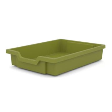 Gratnells Storage Tray Olive Green - Shallow