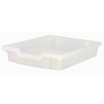 Shallow Storage Tray Translucent