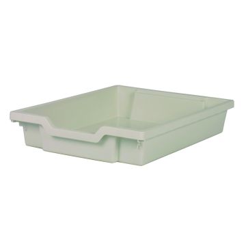 Shallow Storage Tray Light Grey