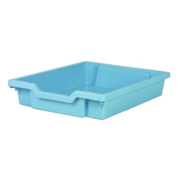 Shallow Storage Tray Steel Blue