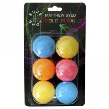 Sure Shot Syed Table Tennis Balls- Pack of 6