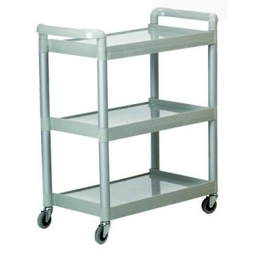 3 Shelf Service Trolley Grey