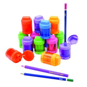 Swash Supersafe Single Hole Pencil Sharpeners - Pack of 12