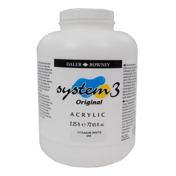 System 3 Acrylic 2.25L - Titanium White