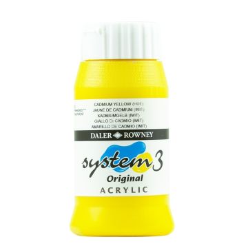 System 3 Acrylic 500ml - Cadmium Yellow