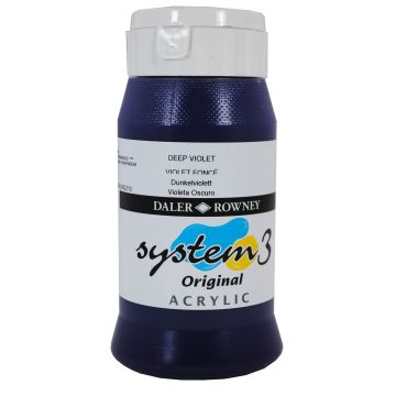 System 3 Acrylic 500ml - Deep Violet
