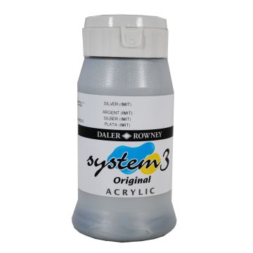 System 3 Acrylic 500ml - Silver