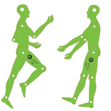 Jakar Moveable Figure Template - Male