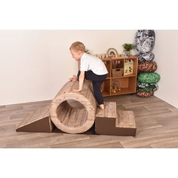Outdoor/Indoor Barrel Step Ramp Set