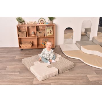 Cord Interconnecting Shapes Soft Play Mats- Pack of 4
