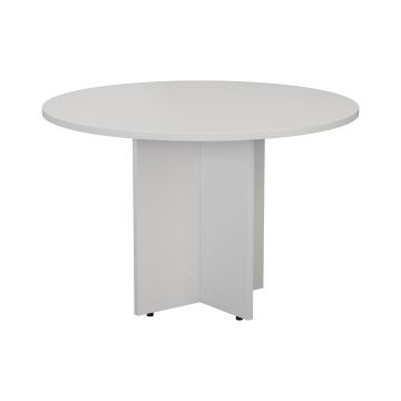 Round Meeting Table - White