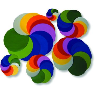 Tissue Paper 150mm Circles Assorted - Pack of 480