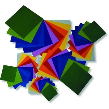 Tissue Paper 150mm Squares Assorted - Pack of 480