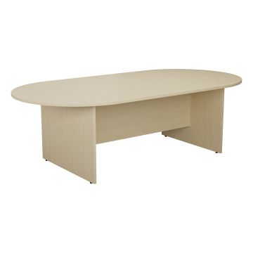 D-End Meeting Table - Maple - 2400mm