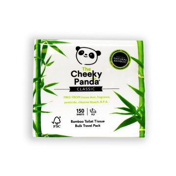 The Cheeky Panda Bamboo Toilet Tissue 150 Sheets - Pack of 36