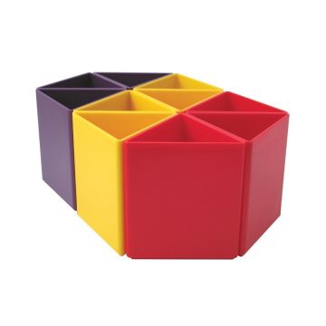 Trio Pen Pot Primary Colours - Pack of 10