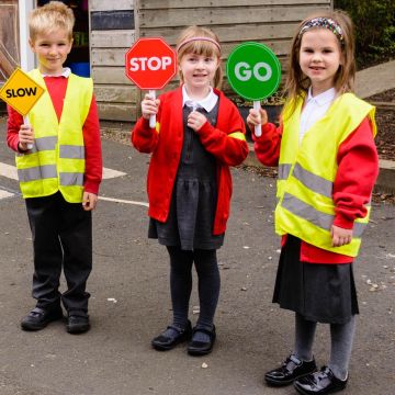 Traffic Control Signs - Set of 3