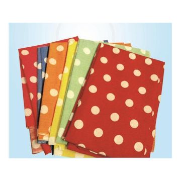 Spot Fabric x 1m - Pack of 6